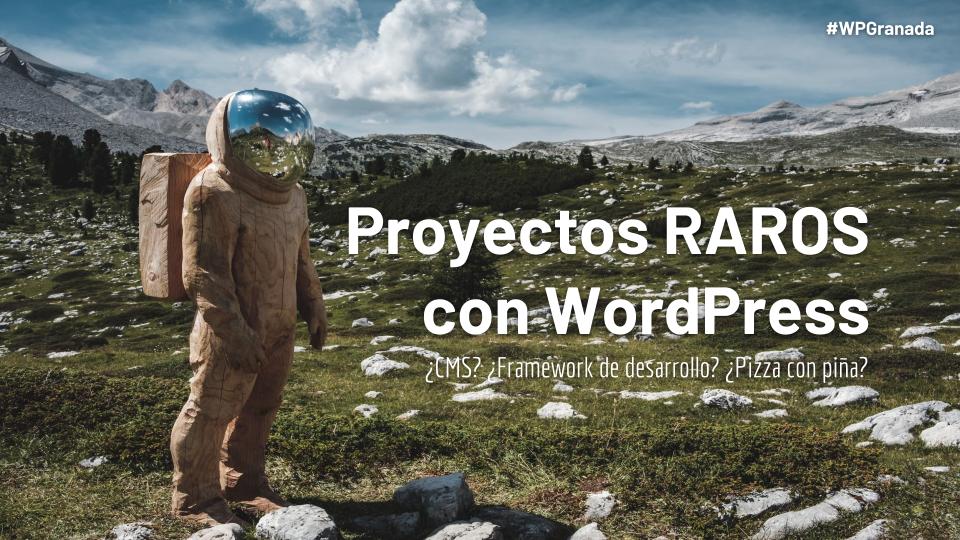 Proyectos RAROS con WordPress